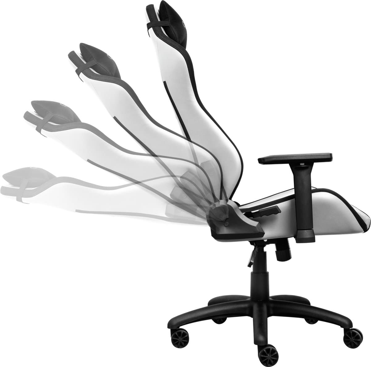 Trust GXT 714W Ruya - Gaming Stoel - Gamingstoel - Bureaustoel - Verstelbaar - Gamestoel - Gaming Chair - Wit thumbnail 7
