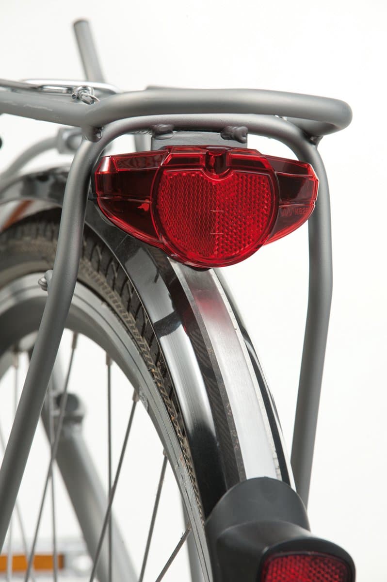 AXA Spark Battery Achterlicht – LED Fietsverlichting op Batterij – 500 m Zichtbaarheid – 100 uur – 50–80 mm Montage – Zijzicht thumbnail 4