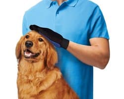 Vacht verzorgingsborstel voor huisdieren - Roze - LimitedDeals - Voor Honden Katten Konijnen Paarden - Tevens massage handschoen voor dieren! - Goed voor de verzorging van de vacht