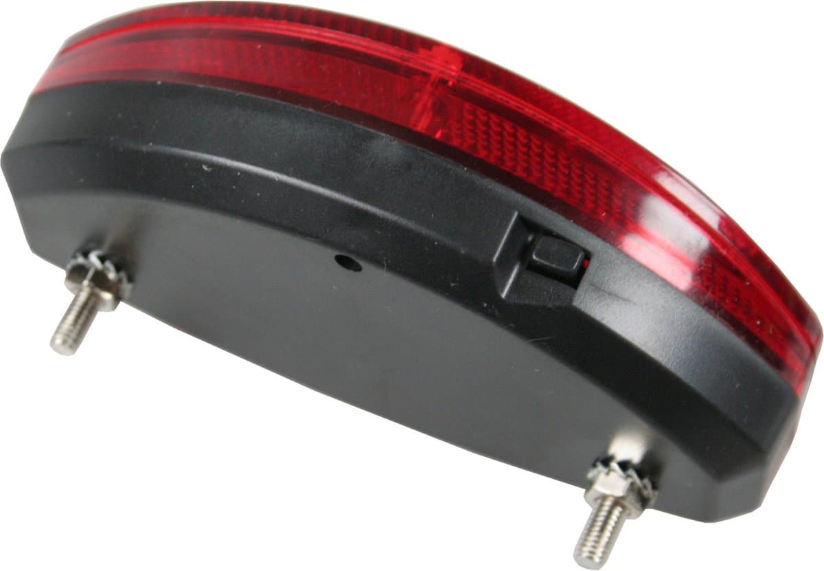 Benson Achterlicht - staartreflector - voor fiets - 3x LED - universeel - batterij achterlicht met reflector thumbnail 2