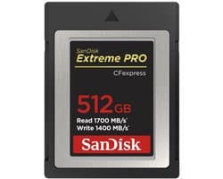 SanDisk Extreme Pro Geheugenkaart 512GB