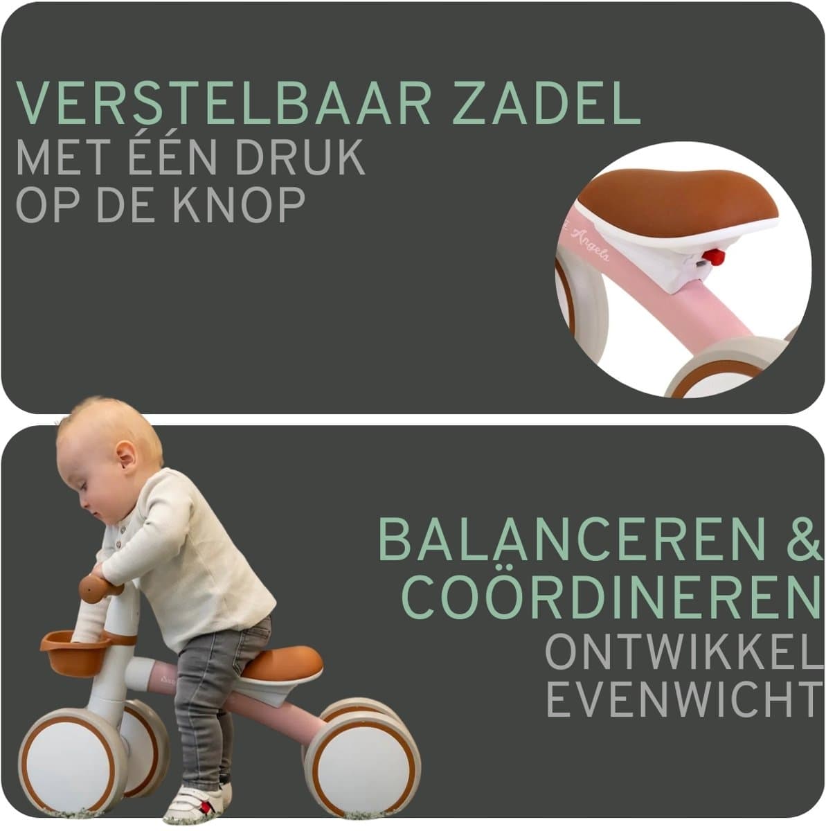 Bandits First Rider Loopfiets - Verstelbaar Vanaf 1 Jaar thumbnail 8