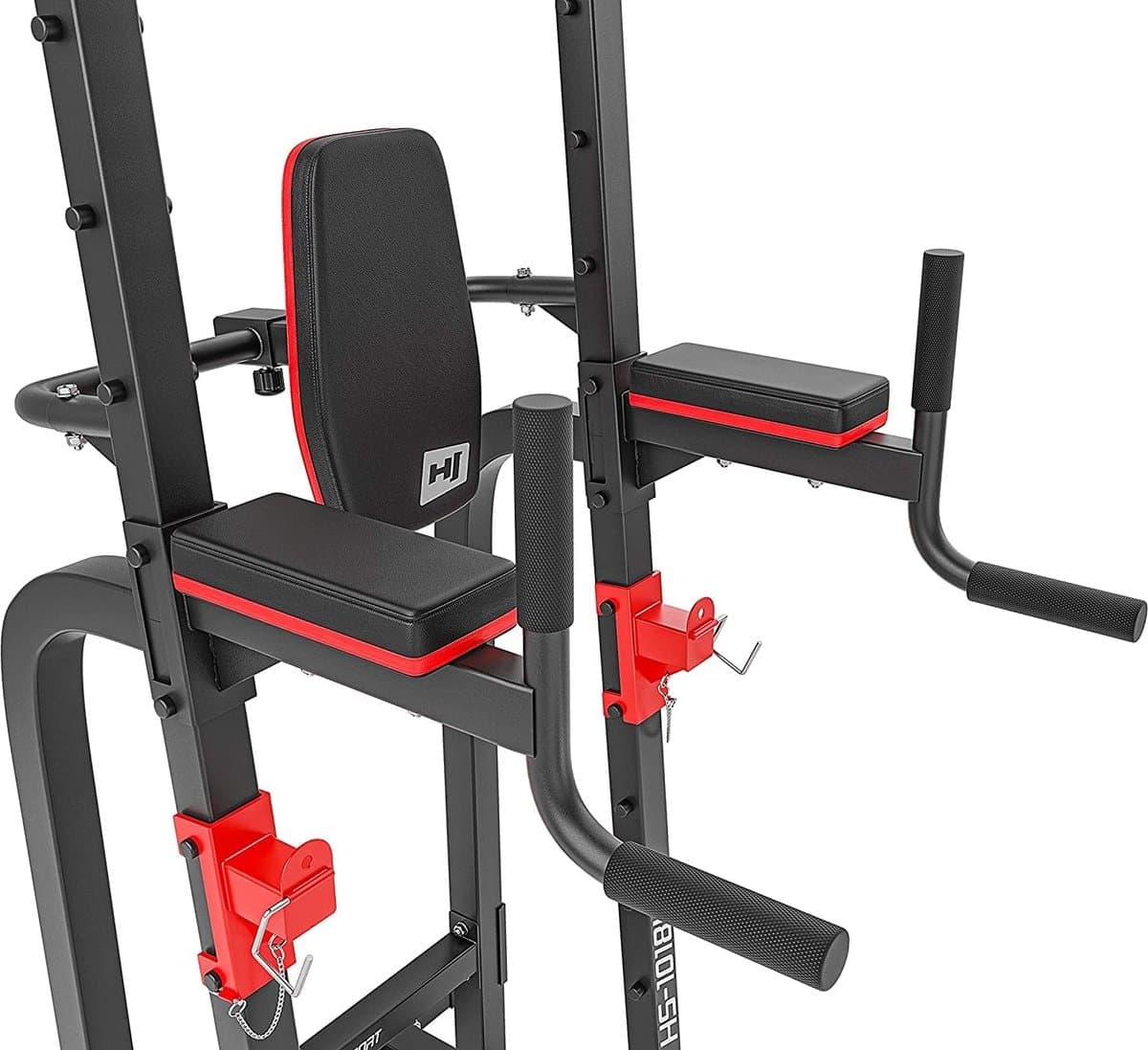 Halterrek - Squat Rack - Power Rack - Max 250kg - Zwart thumbnail 4