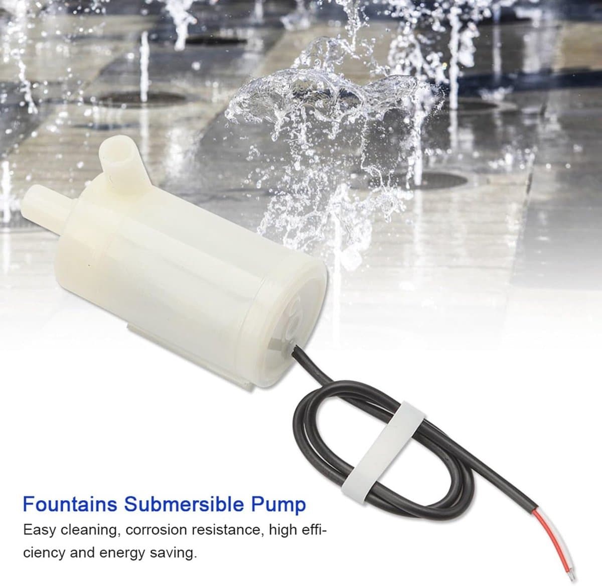 Mini Dompelpomp voor Aquarium en Tuin - Energiezuinige Waterpomp voor Hydrocultuur en Zwembad thumbnail 2