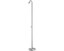 Fortifura Outdoor Verplaatsbare Buitendouche - RVS 316 - tuinslang aansluiting - PVD - Geborsteld RVS thumbnail 5