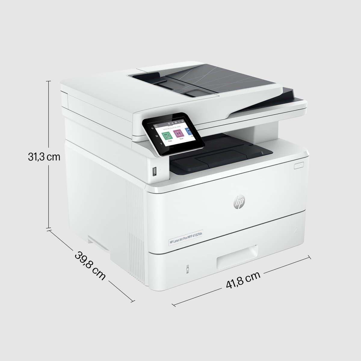 HP LaserJet Pro MFP 4102fdn - All-in-One Laserprinter - Wit thumbnail 7