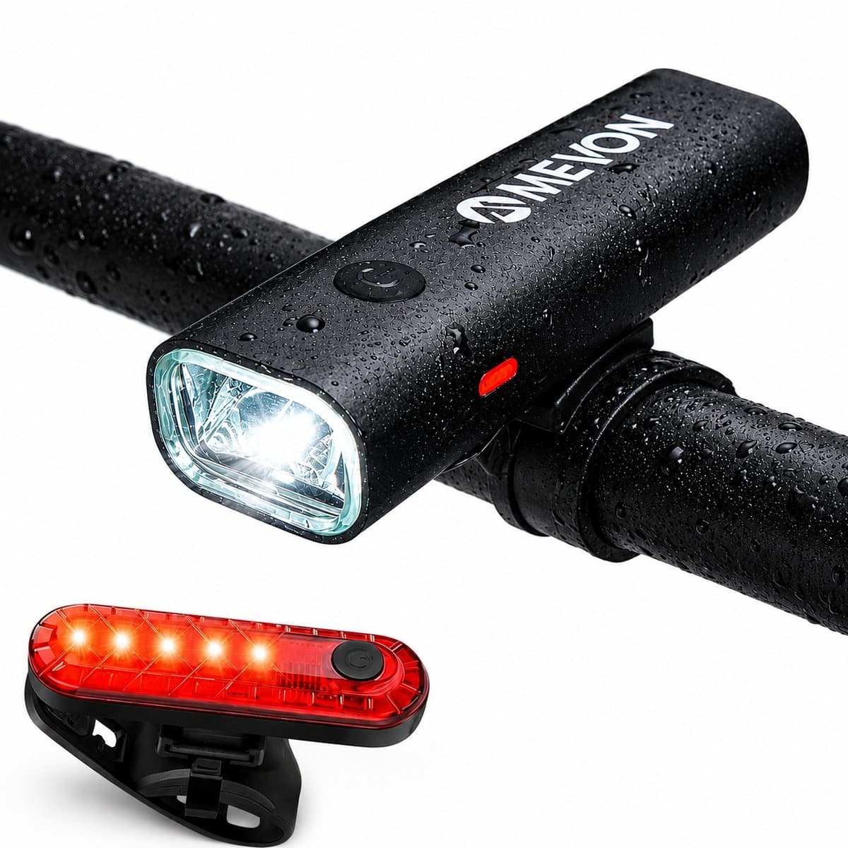 Mevon Fietsverlichting Set - 400 Lumen USB-C oplaadbaar