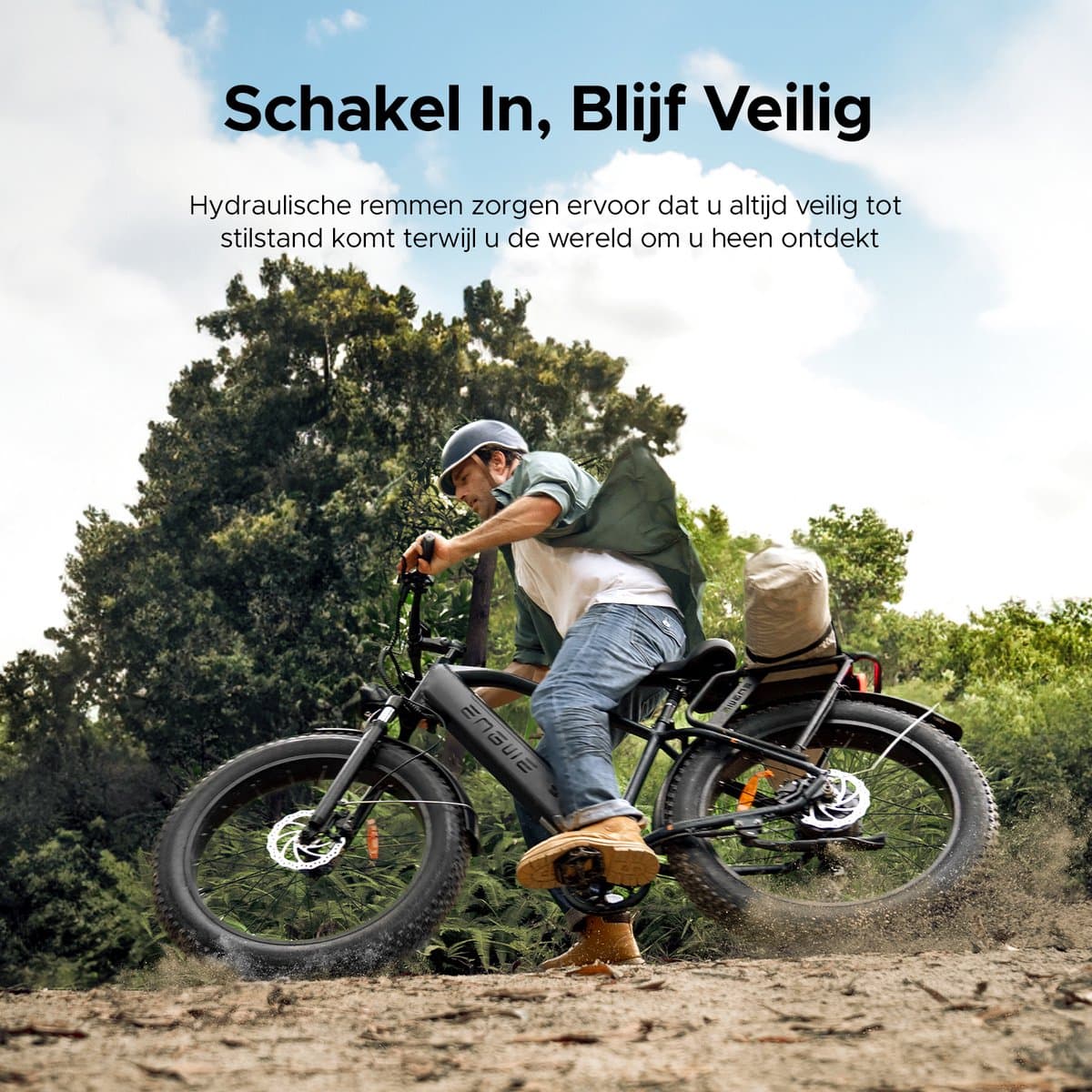 ENGWE E26 High-Step 250W fatbike zwart thumbnail 8