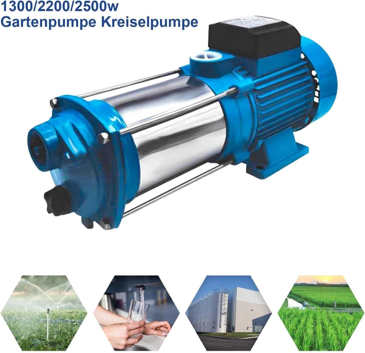 Krachtige Centrifugaalpomp voor Tuin en Huisgebruik met Hoge Opvoerhoogte thumbnail 8