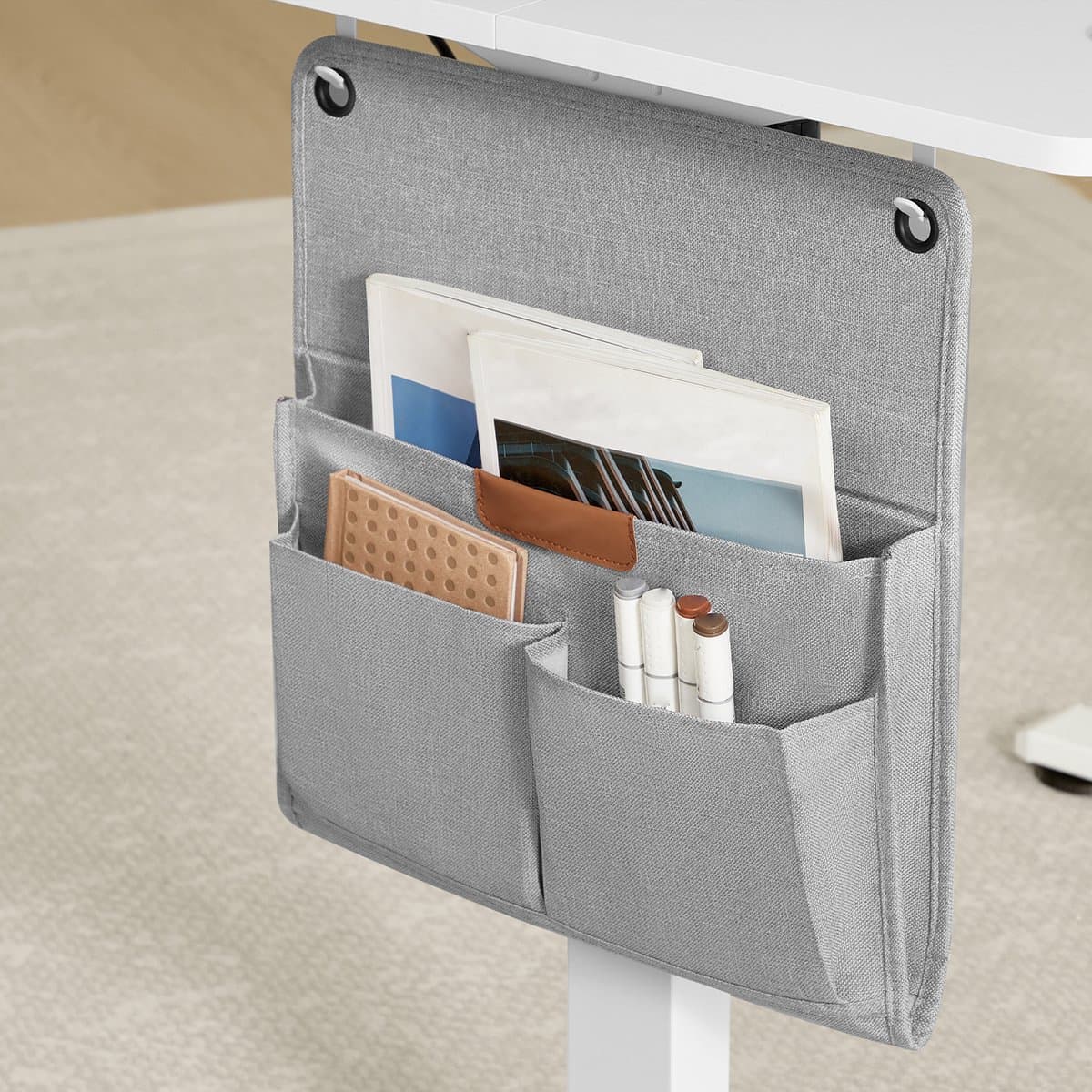 SONGMICS - Zit Sta Bureau - Elektrisch - 180 x 80 cm - Geheugenfunctie voor 4 Hoogtes - Voor Kantoor thumbnail 6