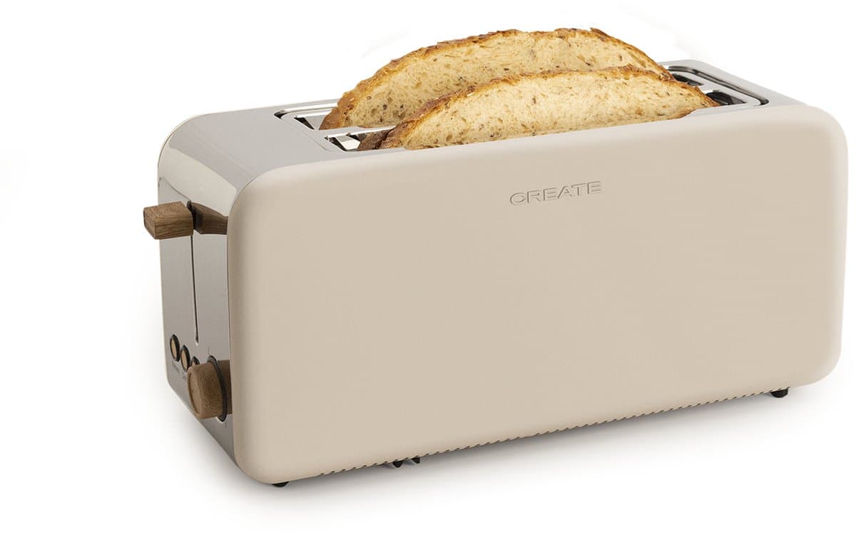 CREATE TOAST RETRO XL - Broodrooster breed brood, 6 niveaus