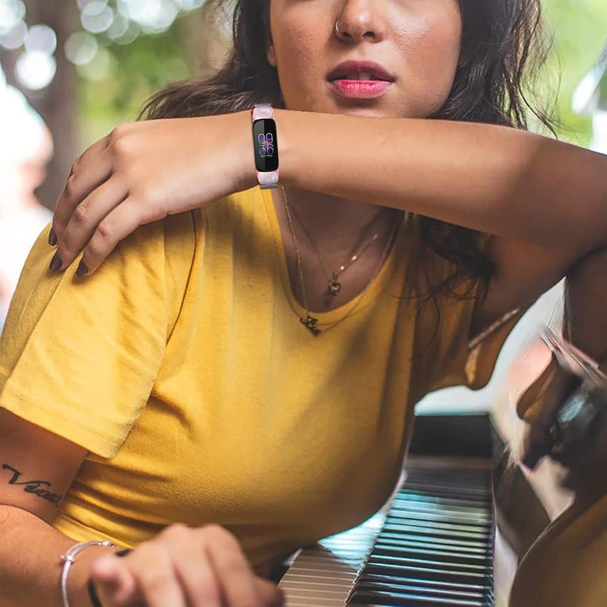 Harsband Fitbit Inspire 3 - Armband polsband - Fitness tracker - Waterdicht lichtgewicht - Roestvrijstalen gesp - Niet gespecificeerd thumbnail 2