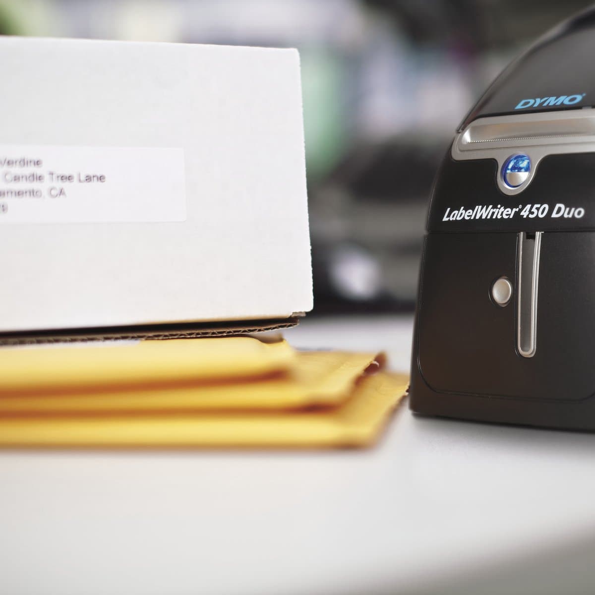 DYMO LabelWriter 450 Duo-labelmaker | Directe thermische labelprinter | Snel afdrukken van labels, barcodes en meer | Drukt zowel op LW-labels als plastic D1-labels af thumbnail 3