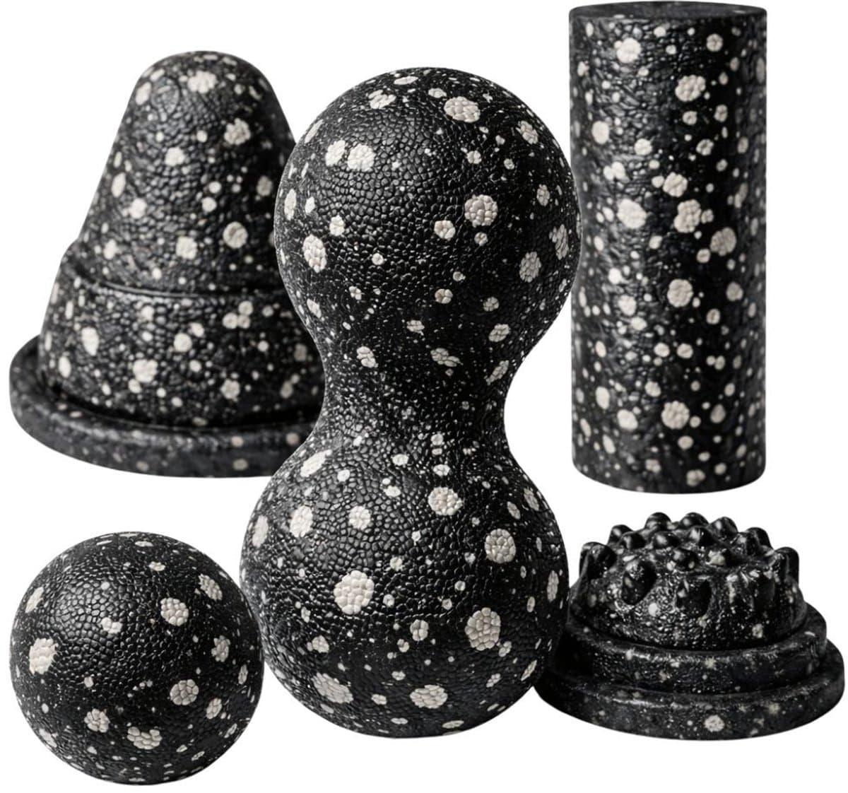 5-in-1 Foam Roller Set EPP – Massage Roller met Duoball en Massagebal voor Spierherstel – foam roller set – massage roller EPP – rugmassage roller – Triggerpoint Massage voor Rug, Nek, Benen en Fitness – spierherstel roller – 88334 thumbnail 2