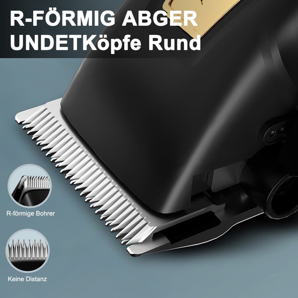 MIVRAY Tondeuses - Tondeuse Set Met Oplaadbare Haar Tondeuse En Barttrimmer, Trimmer Set Voor Thuis, ABS, Zwart thumbnail 7