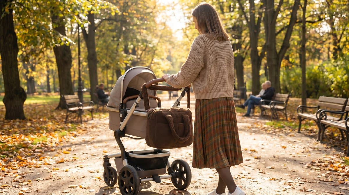 Beagles Lugo Luiertas - Teddy - Shopper - Baby - Mama Tas - Verschoningstas - Diaper Bag - Donkerbruin thumbnail 6