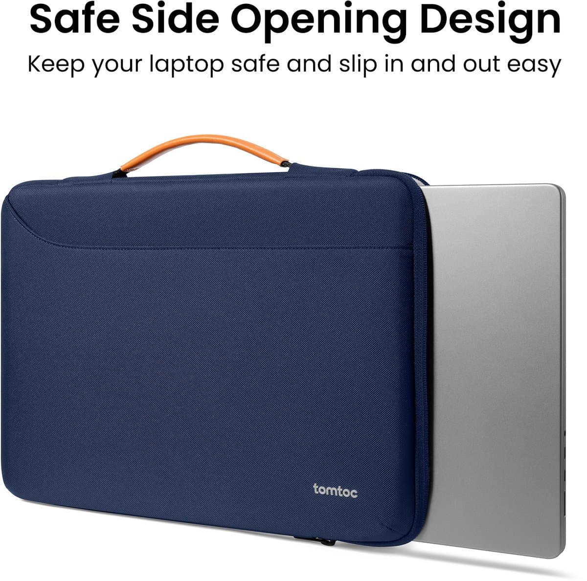 tomtoc Defender-A22 360 beschermende laptoptas voor 2026 16-inch MacBook Pro M5 Pro/Max A3428 A3429, M4/M3/M2/M1 Pro/Max, waterbestendige laptoptas met accessoirevak voor de nieuwe Razer Blade 15 thumbnail 5