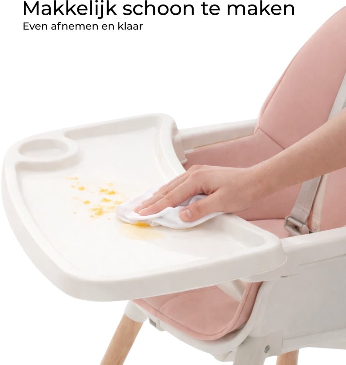 Tissy Meegroei Kinderstoel - Roze - In hoogte verstelbaar thumbnail 7