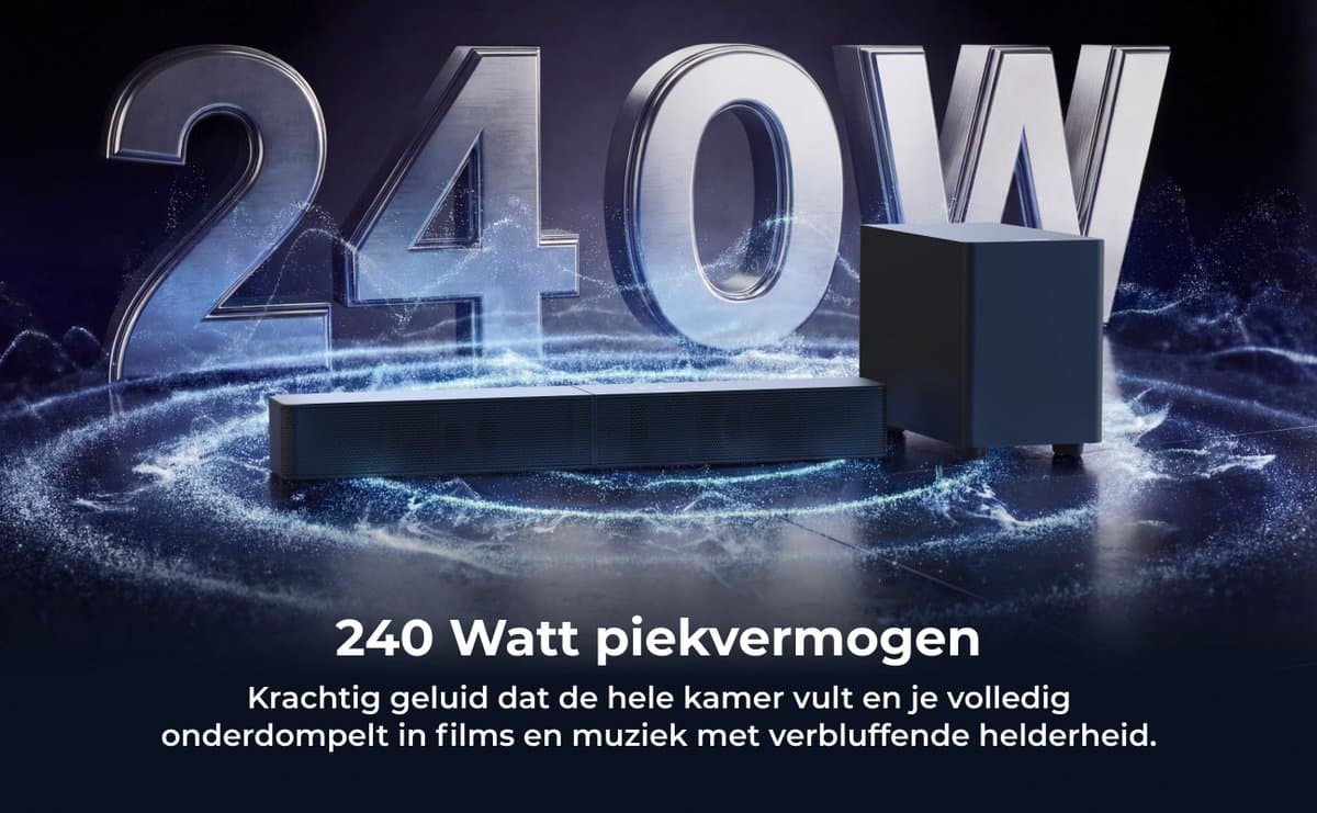 ULTIMEA Poseidon R3T - 2.1 Soundbar met draadloze subwoofer thumbnail 5