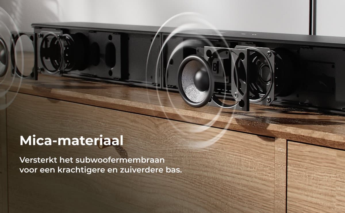 ULTIMEA Poseidon R3T - 2.1 Soundbar met draadloze subwoofer thumbnail 4