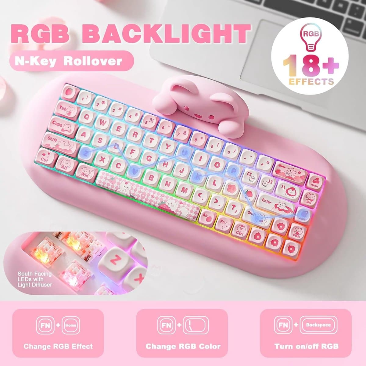 Lexium Mechanisch Toetsenbord - Gaming Toetsenbord - Mechanical Keyboard thumbnail 6