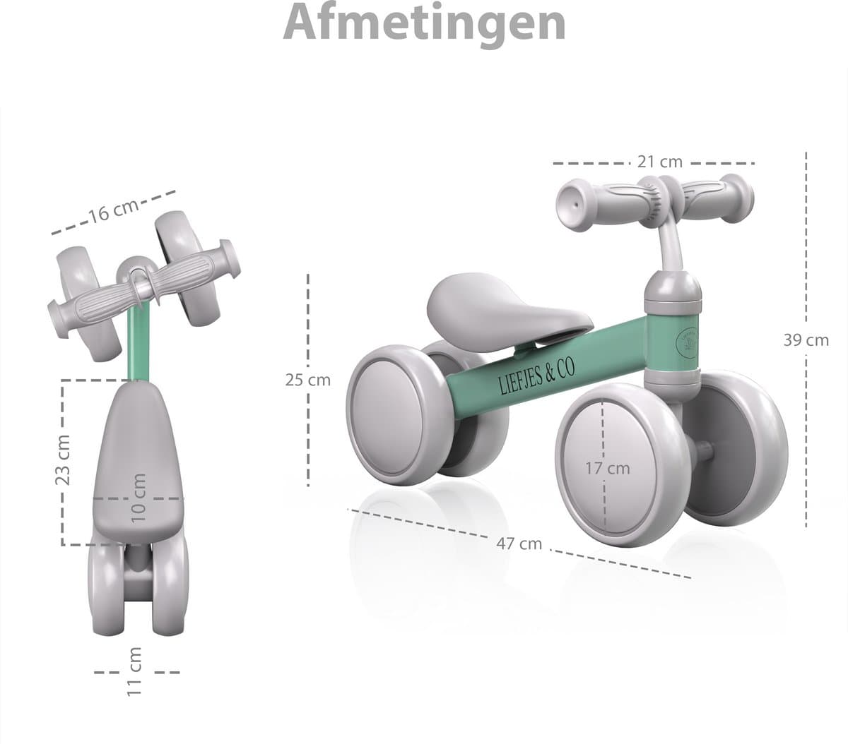 Liefjes Loopfiets (1-2 jaar): Compact, stabiel en beweegvriendelijk thumbnail 5