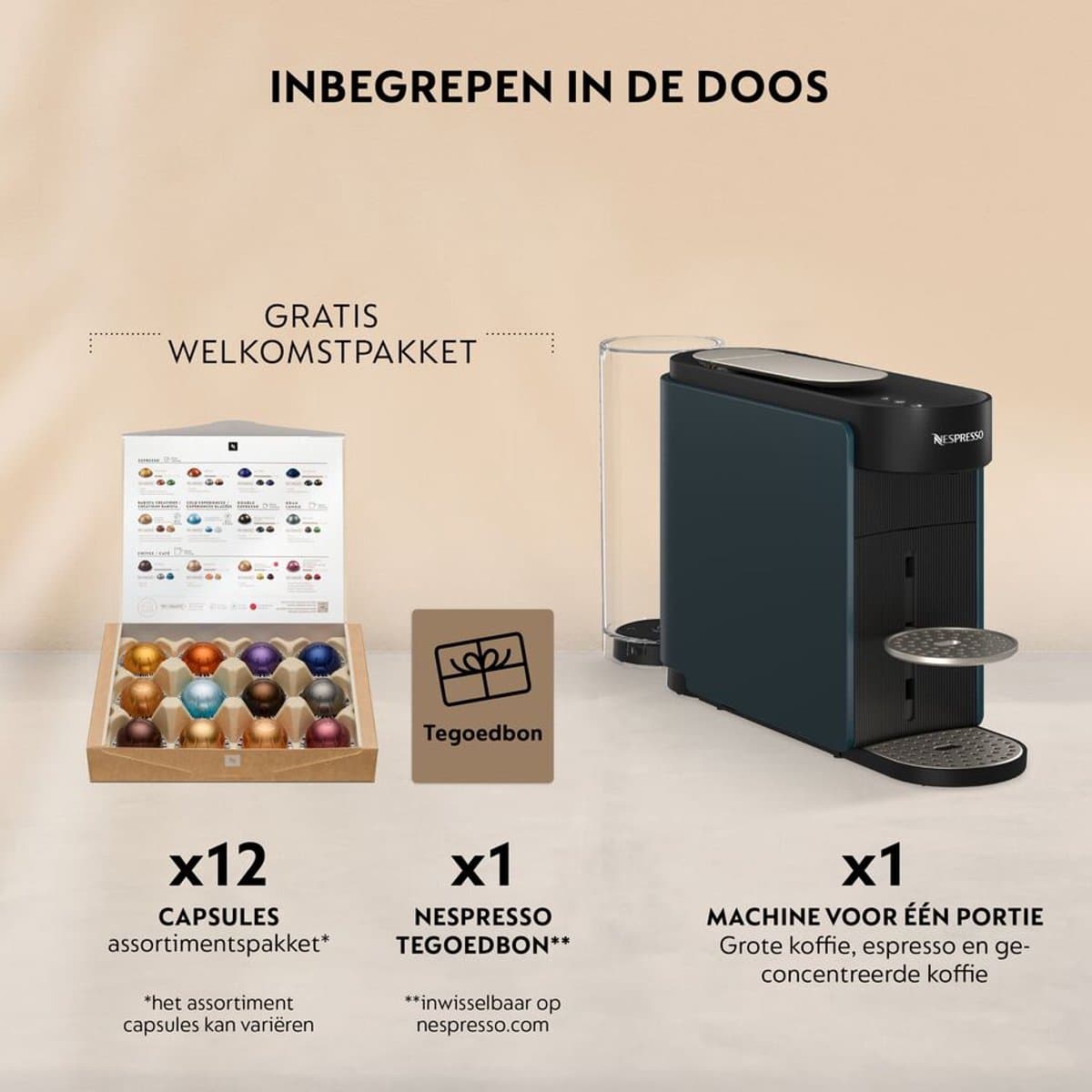 Nespresso Krups Vertuo UP - 40+ koffiesoorten, 3 sec opwarmtijd thumbnail 8