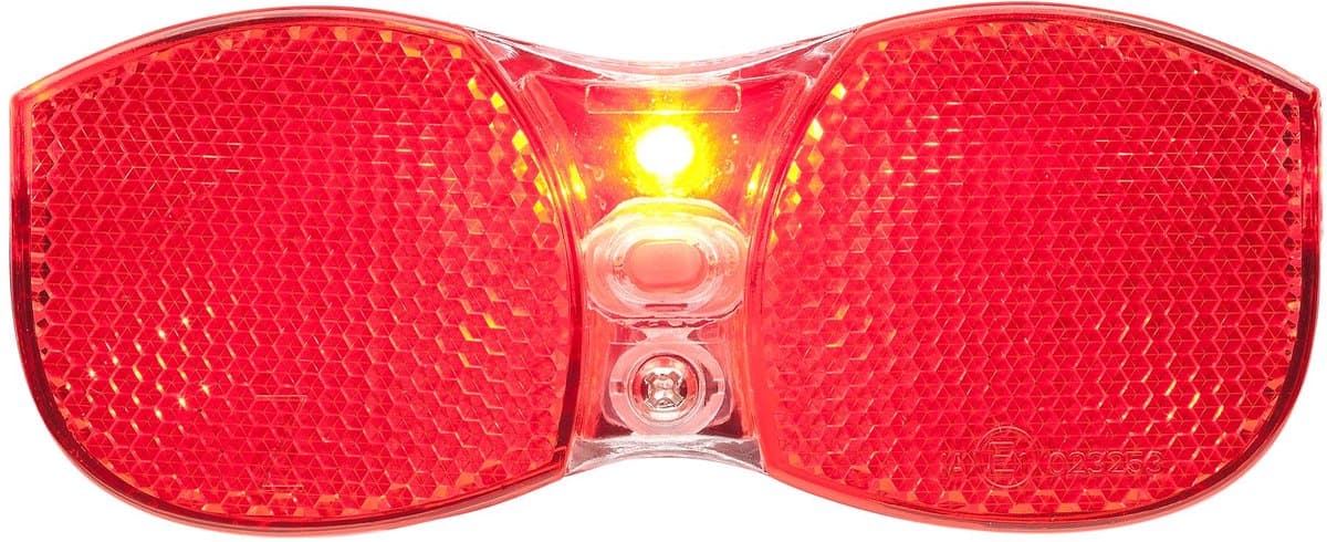 AXA City Rear Achterlicht – LED Fietsverlichting – Batterij – 500 m Zichtbaarheid – 50/80 mm Montage – Geïntegreerde Reflector – Rood thumbnail 6