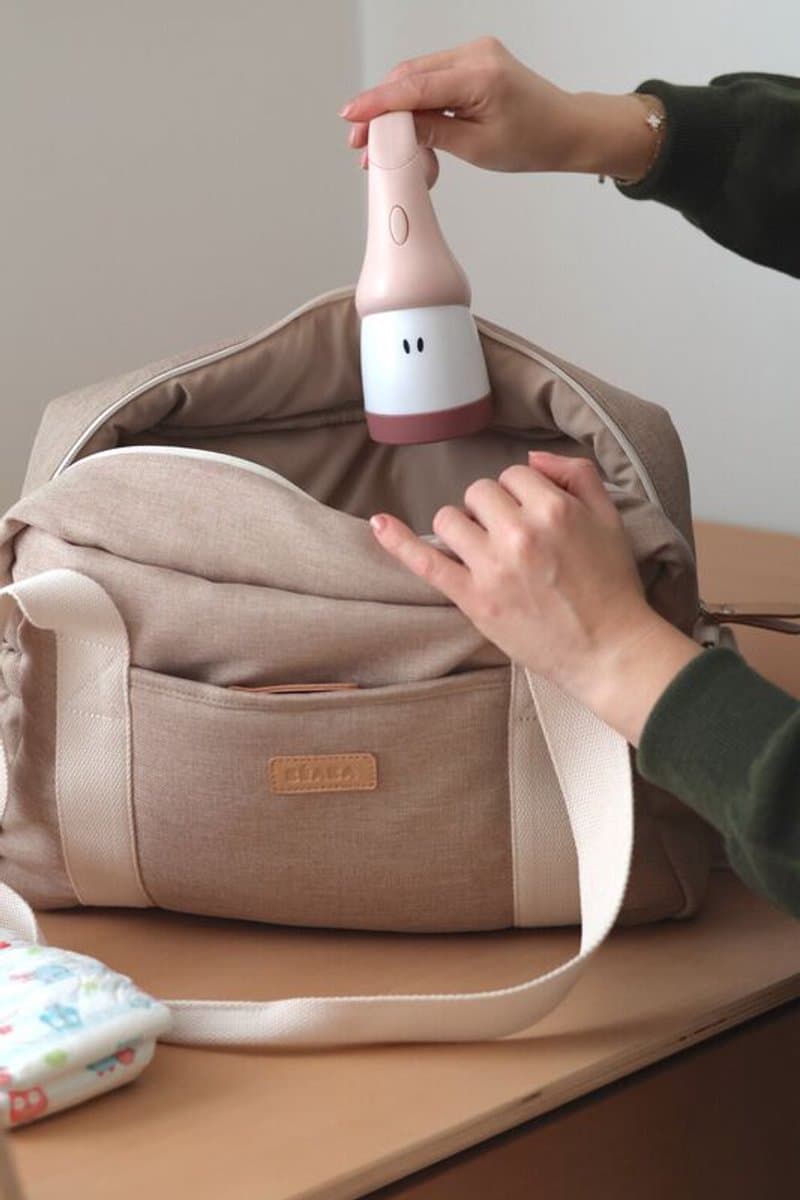 Béaba Paris Luiertas - Unisex Babytas - Luiertas met Verzorgingsmatje en Isothermisch Vak - Kinderwagen- & Trolleybevestiging - 16L - Clay thumbnail 4