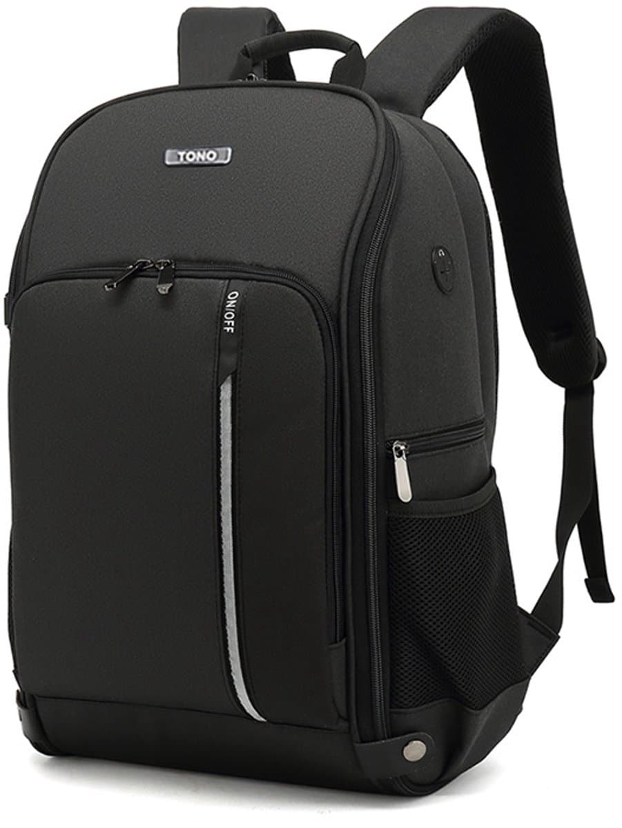DutchOptics Tono 25L rugtas rugzak cameratas fototas voor Canon Nikon Olympus Fuji Pentax Sony foto camera video zwart