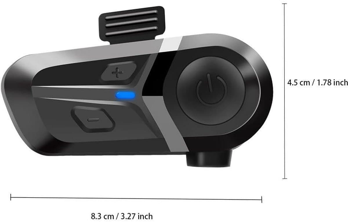 Bluetooth Headset voor Motorhelm met Handsfree Bellen en Muziekbediening thumbnail 7