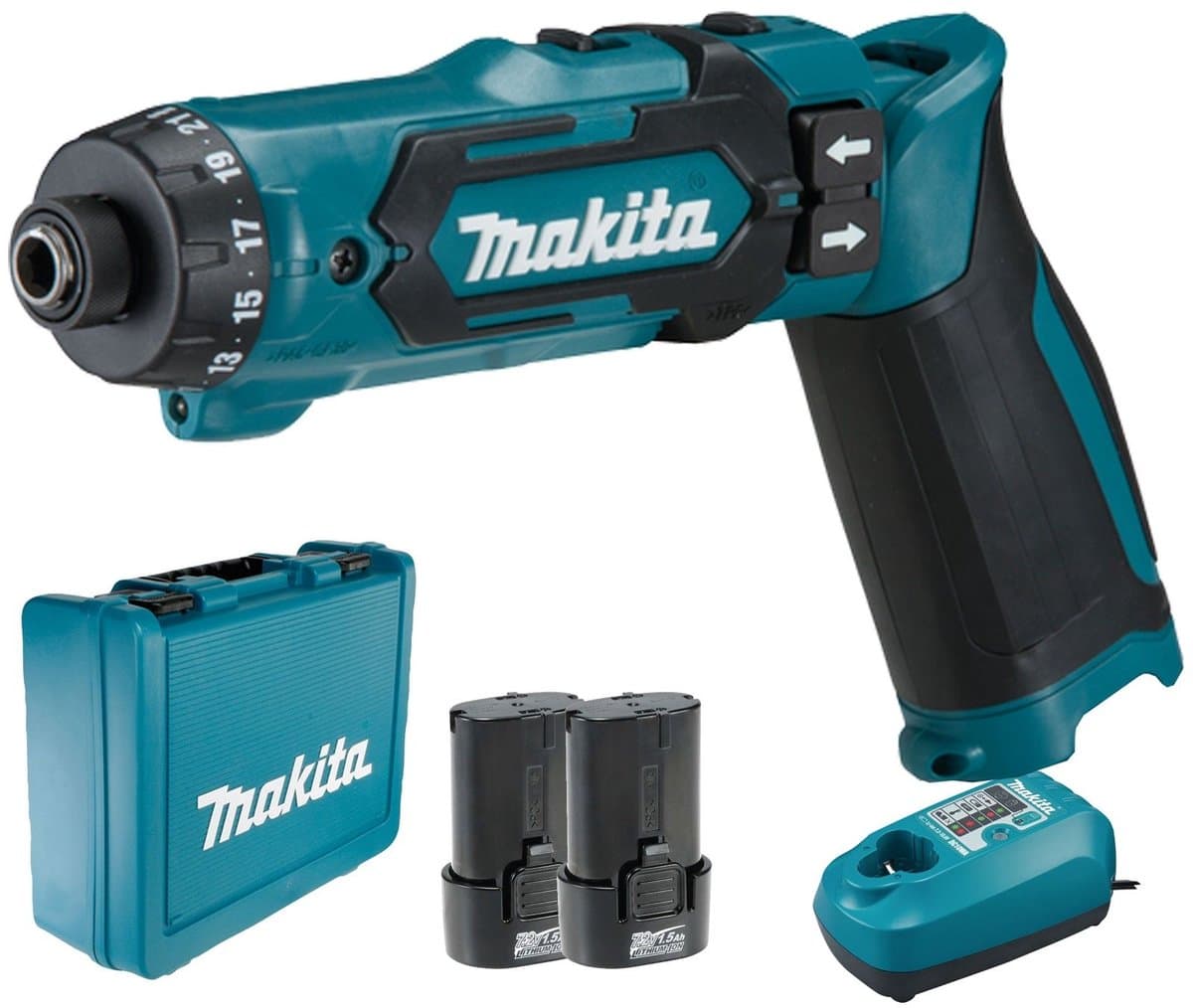 Makita DF012DSE 7,2V: compacte accuboor-schroefmachine met momentregeling thumbnail 8