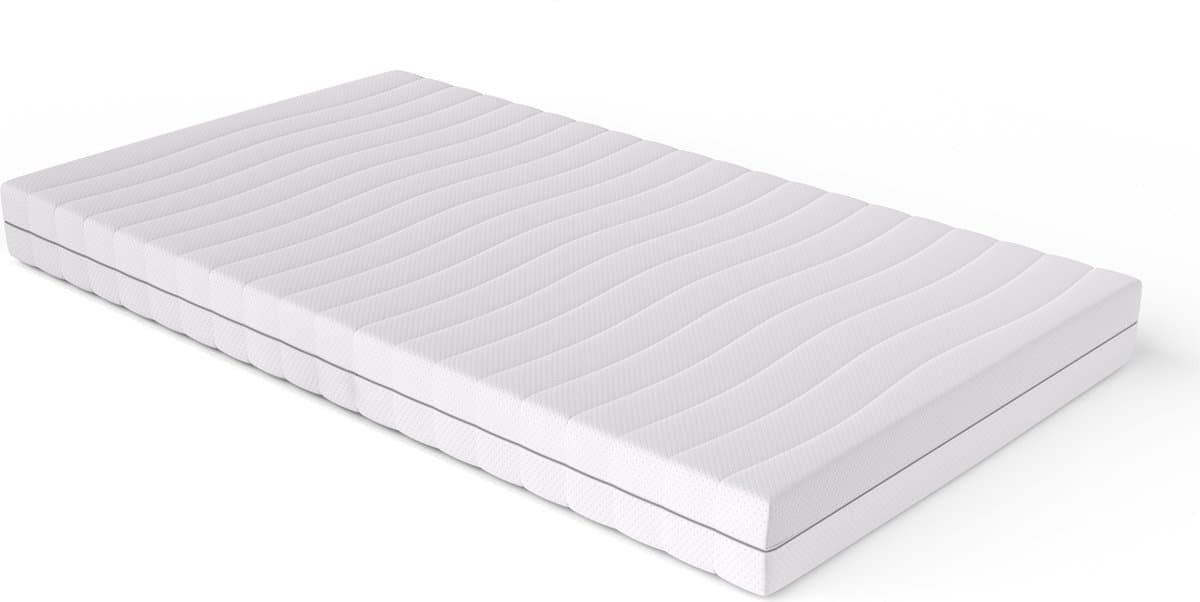 Deluxe Topper Koudschuim 140x200 - Hybride 20cm dik - Bamboo Tijk - Stevig thumbnail 2