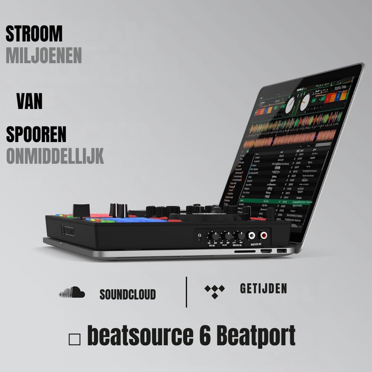 null SCH DJ Controller met 16 RGB pads en 9 power modes thumbnail 3
