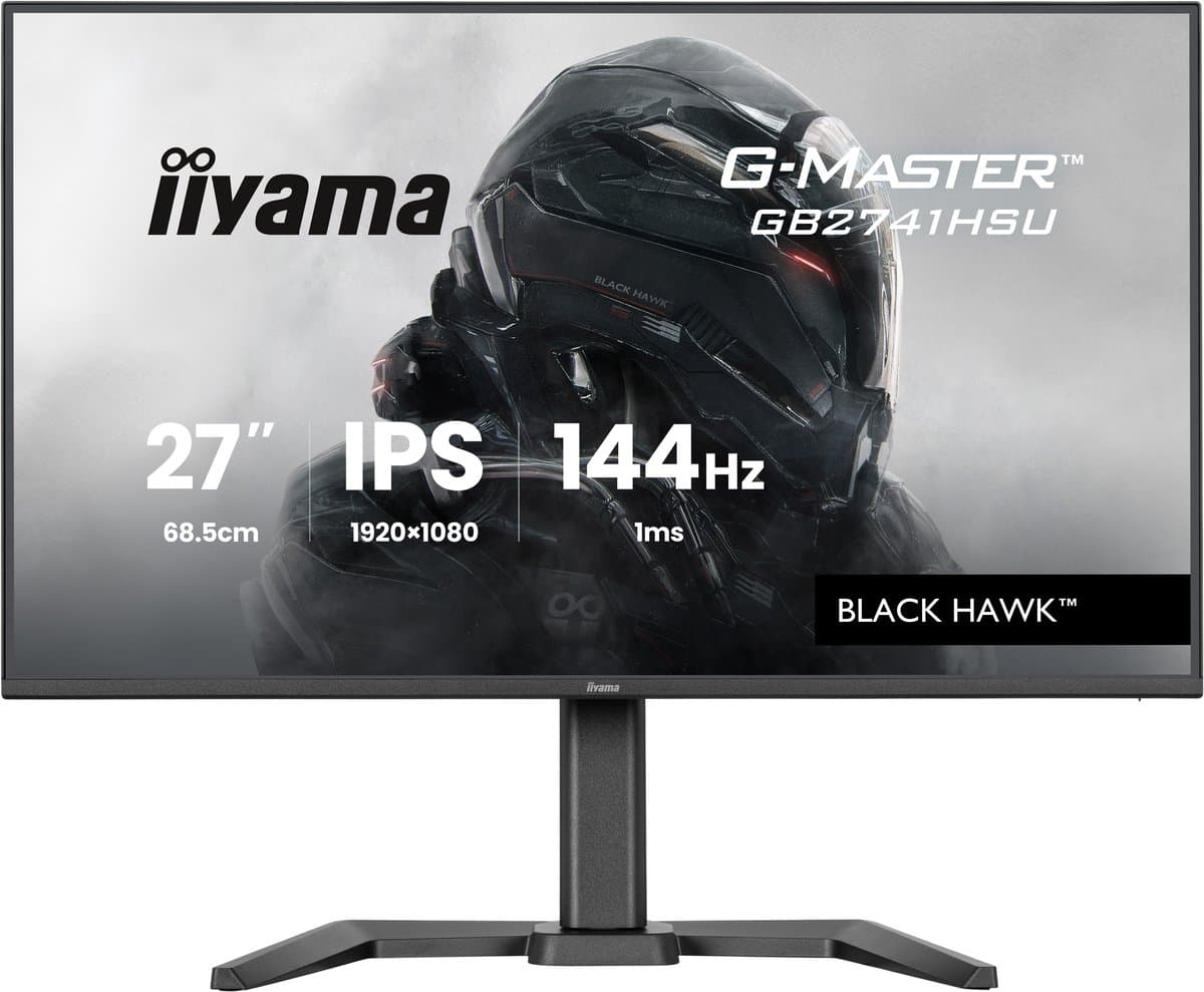 iiyama G-Master GB2741HSU-B1 Black Hawk - 27 inch - Full HD - IPS - 240 Hz - Verstelbaar