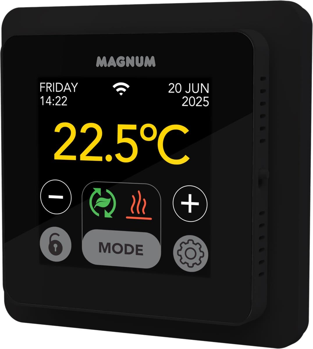 MAGNUM MRC² WiFi-klokthermostaat | RAL 9011 (Grafietzwart) thumbnail 3