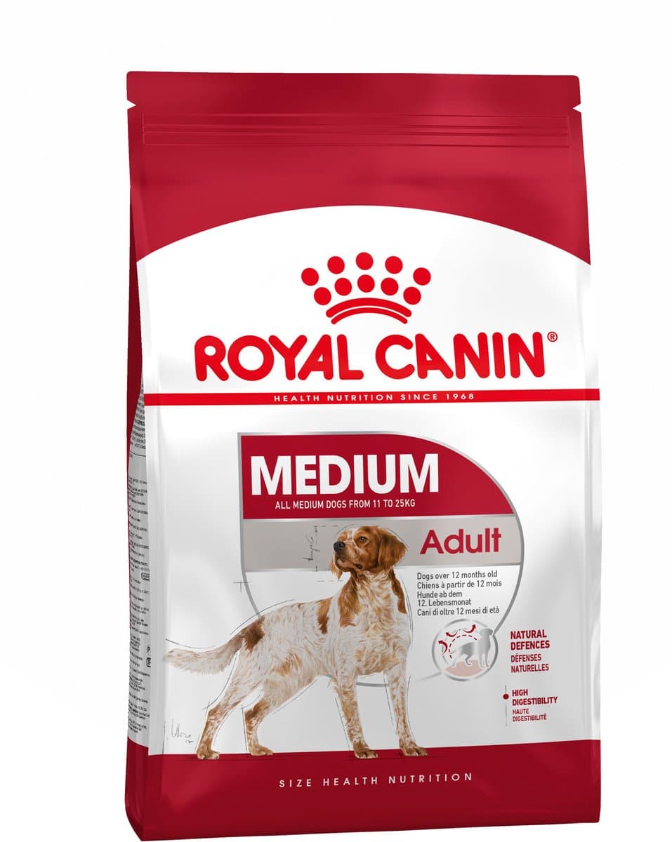 Royal Canin Medium Adult - 10 kg + Royal Canin Medium Adult Wet - 12 x 410 g thumbnail 4