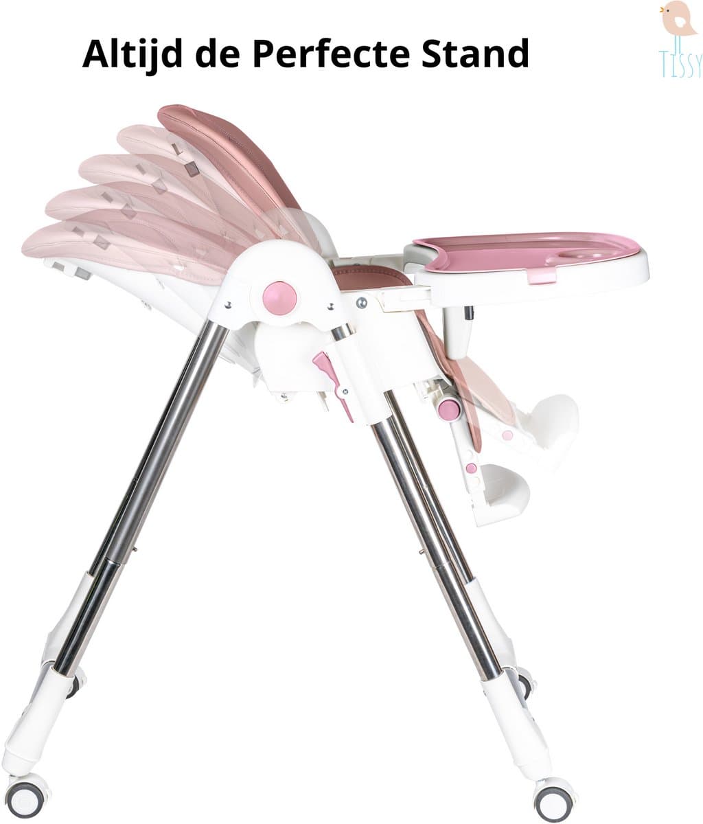 Tissy® Kinderstoel 2-in-1 - Babystoel - Kinder Eetstoel - Inklapbare eetstoel - Eetstoel Baby & Peuterstoel - Meegroeistoel met Tafel - Inklapbare eetstoel met speeltafel - kinderzetel - Peuterstoeltje - 6m+ tot 5 jaar thumbnail 8
