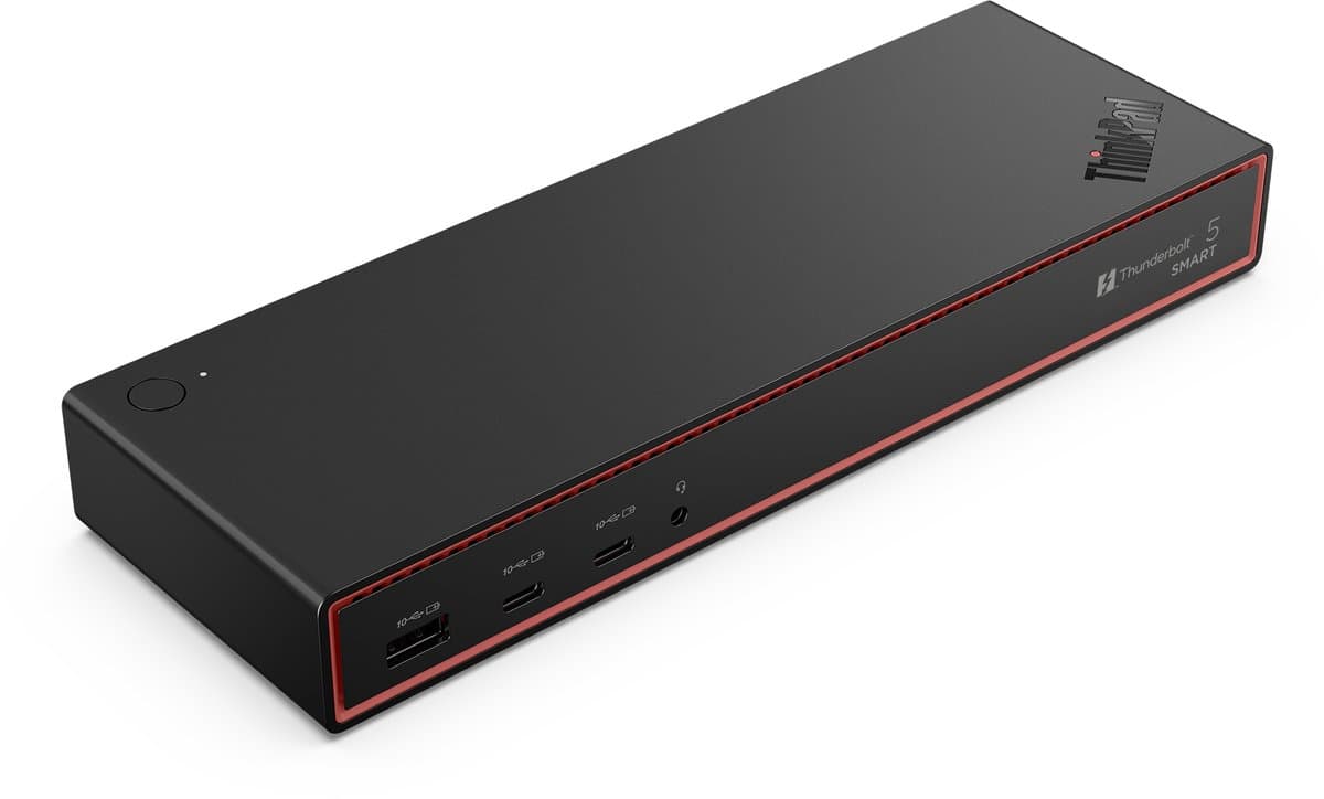 Lenovo ThinkPad Thunderbolt 5 Smart Dock 7500 Bedraad Zwart thumbnail 4