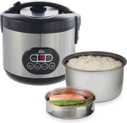 Productfoto van Solis Rice Cooker Duo Programm 817 rijstkoker met stomer