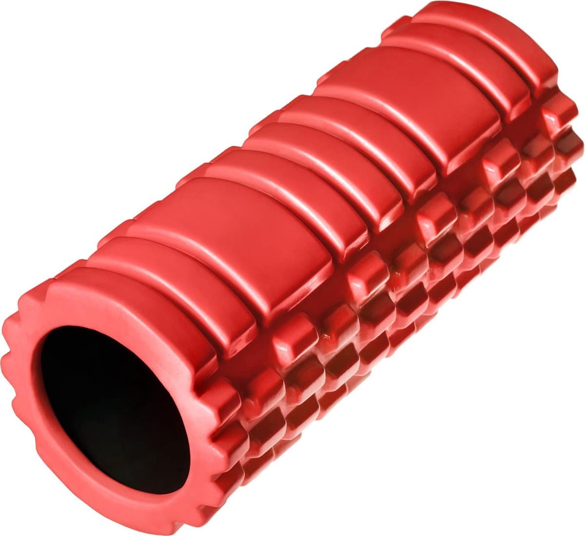 tectake® Foam Roller - Yoga & Fitness Massage Roller - Fascia Roller - 33,5 x ⌀14.5 cm - Massageroller - Zelfmassage en behandeling van bindweefsel - Triggerpoint Foamroller - Rood thumbnail 3