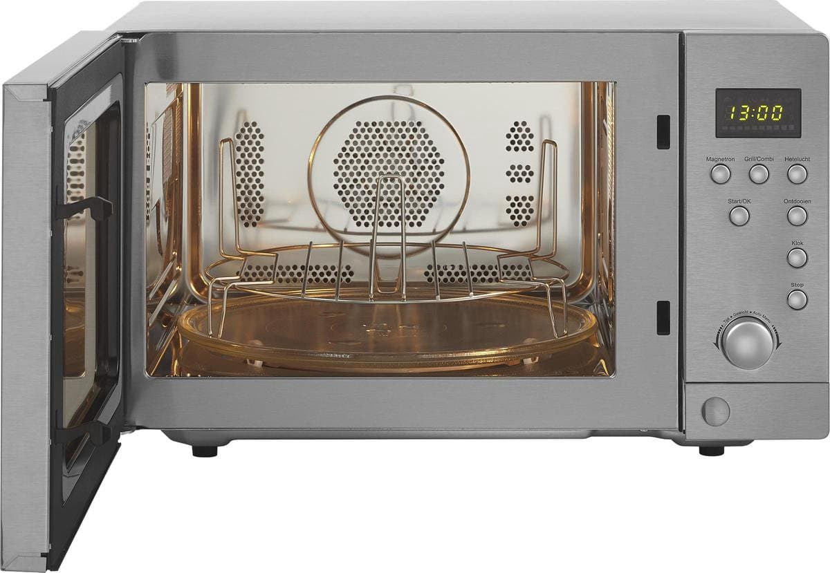 ETNA ECM243RVS - Combi-magnetron - Vrijstaand - 900 watt - 25 liter - RVS thumbnail 2