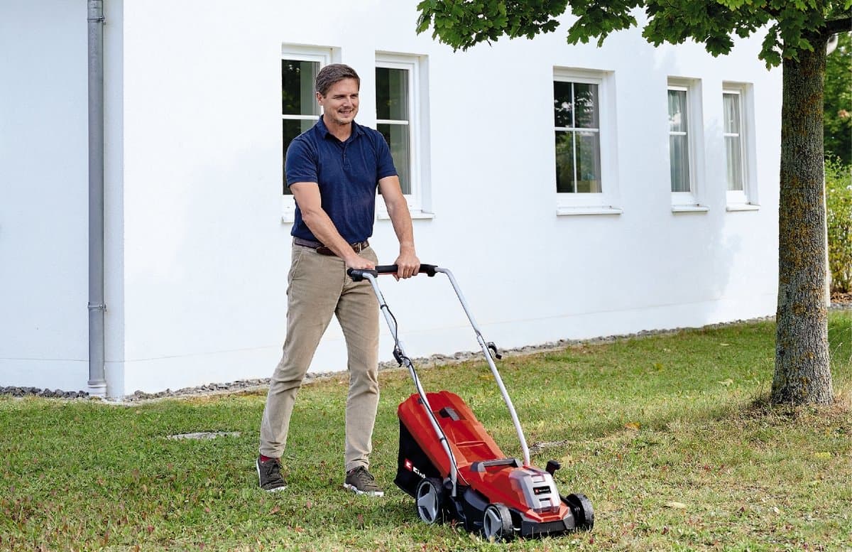 Einhell GE-CM 18/33 Li Kit – 18V accu grasmaaier 33cm thumbnail 6