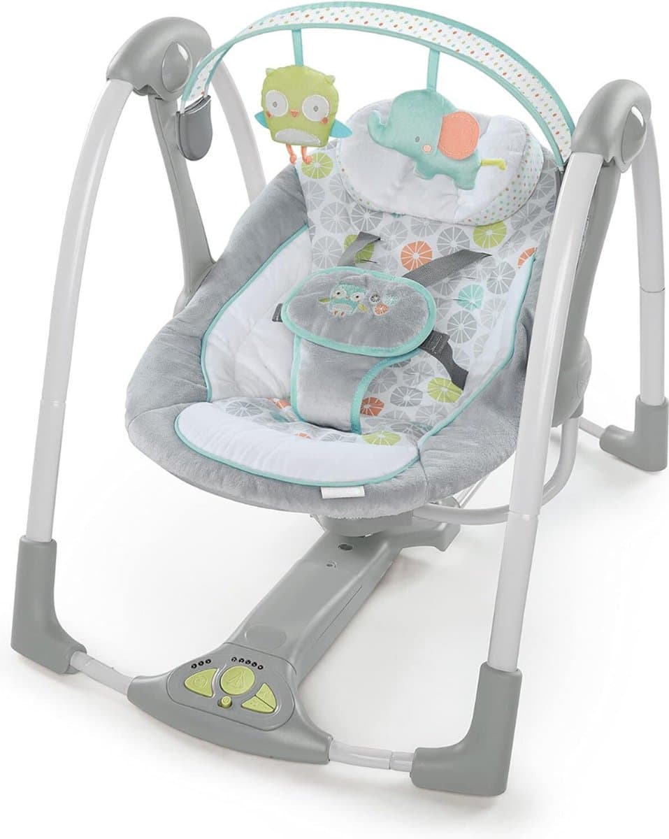Elektrische Wipstoel - Elektrische Babyschommel - Schommelstoel - Baby Swing - Premium