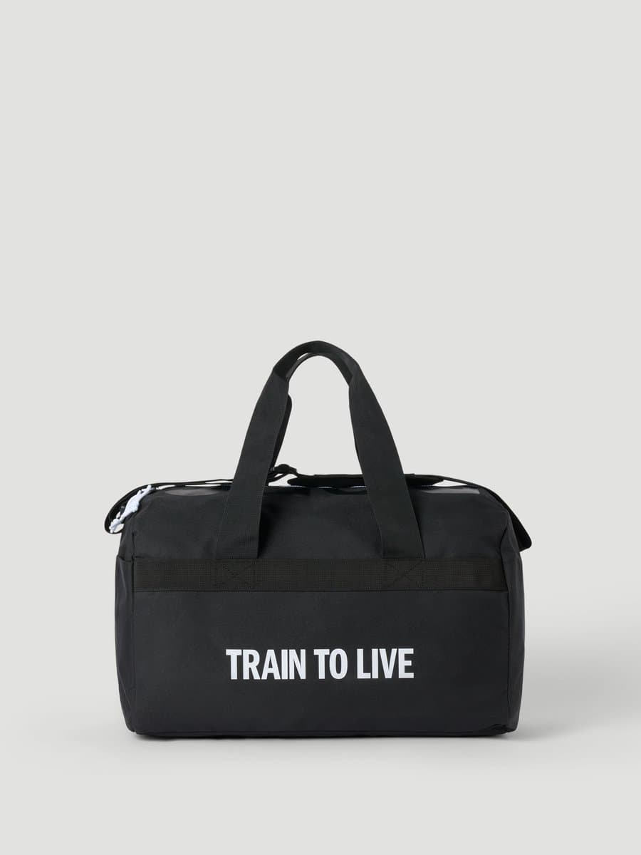 Björn Borg Sporttas Train to Live Zwart - 35 Liter - 100% Gerecycled Polyester thumbnail 2