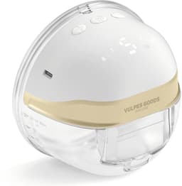 Productfoto van Vulpes Goods® BabyCare - Elektrische Draadloze Borstkolf - Handsfree & Draagbaar – BPA-Vrij - Incl. 30 moedermelk bewaarzakjes, Borstvoeding informatie, Reistas & Borstschildverkleiners - PRO versie