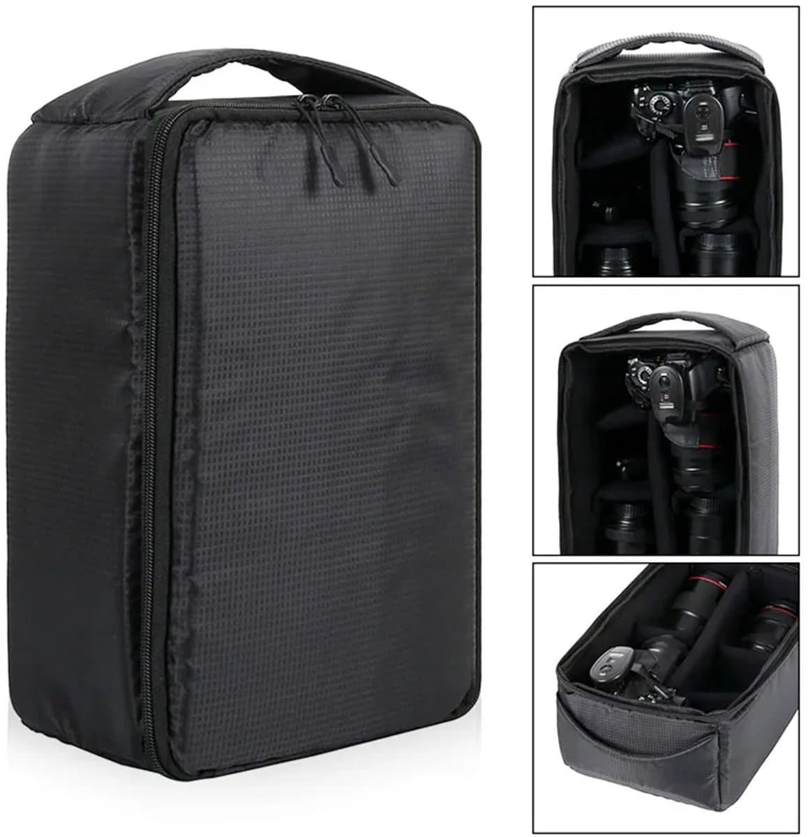 Qendore Bolzano 10L cameratas fototas opbergtas voor Canon Nikon Olympus Fuji Pentax Sony foto camera video