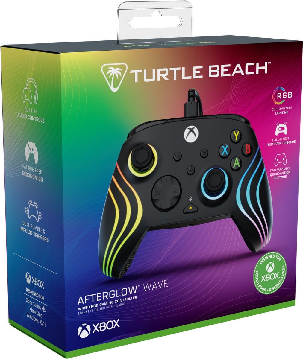 Turtle Beach Afterglow Wave - Controller - Windows 10|11, Xbox Series X|S, Xbox One - Black thumbnail 4