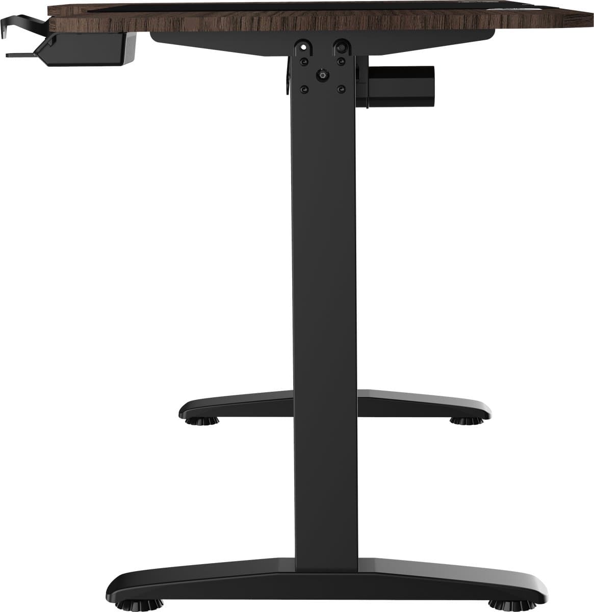 VDD Gaming - Bureau - Game Desk - Zit Sta Bureau - Elektrisch in Hoogte Verstelbaar - Zit-sta Bureau - Game Bureau - Gaming Desk - Computer Tafel - 160 x 75 cm - Bruin - Maximale hoogte 120 cm thumbnail 8