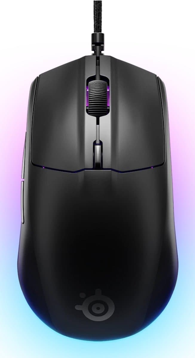 SteelSeries Rival 3 Gen 2 - Bedrade Gaming Muis - 3-zone RGB - Zwart thumbnail 5